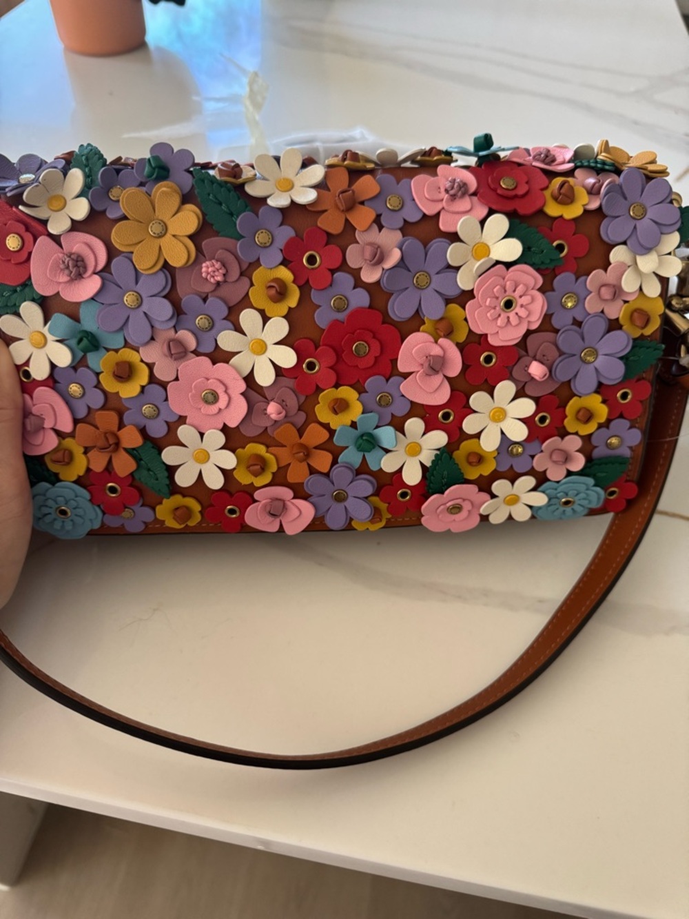 Coach tabby 26 floral applique - Picture 4 of 4